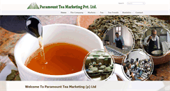 Desktop Screenshot of paramounttea.com