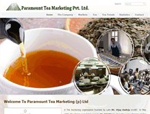 Tablet Screenshot of paramounttea.com